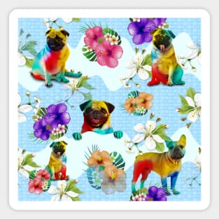 Pug dogs Magnet